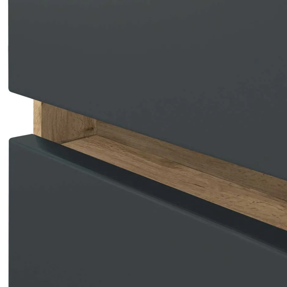 120 cm Badschrank mit Doppel-Waschbecken - Athrin^Wohnen Sale