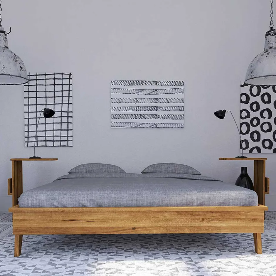 190 cm Bettanlage im Retro Design - Hardus (dreiteilig)^Wohnen