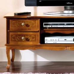 Wohnen 123 cm breite TV Kommode Agosto im Barockstil