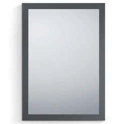 Wohnen 48 cm breiter Spiegel in Anthrazit - Vertelli