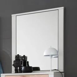 Wohnen 73 cm breiter Spiegel in Lichtgrau - Ballina