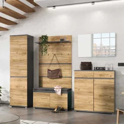 246 cm breites Flurmöbel Set modern - Orsecca (fünfteilig)^Wohnen Hot