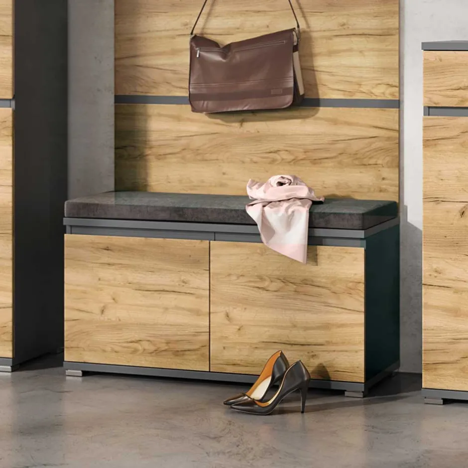 246 cm breites Flurmöbel Set modern - Orsecca (fünfteilig)^Wohnen Hot