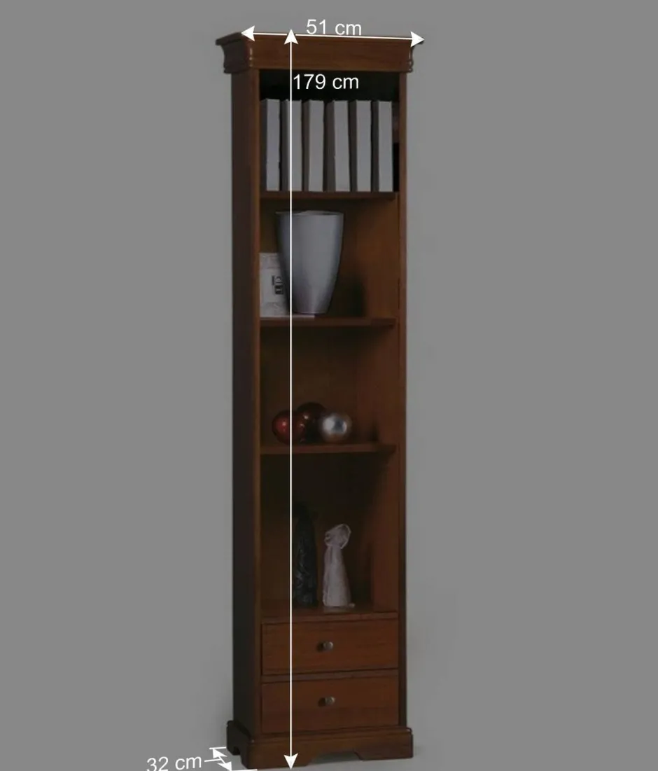 51 cm breites Regal mit zwei Schubladen - Lemerzi^Wohnen Outlet