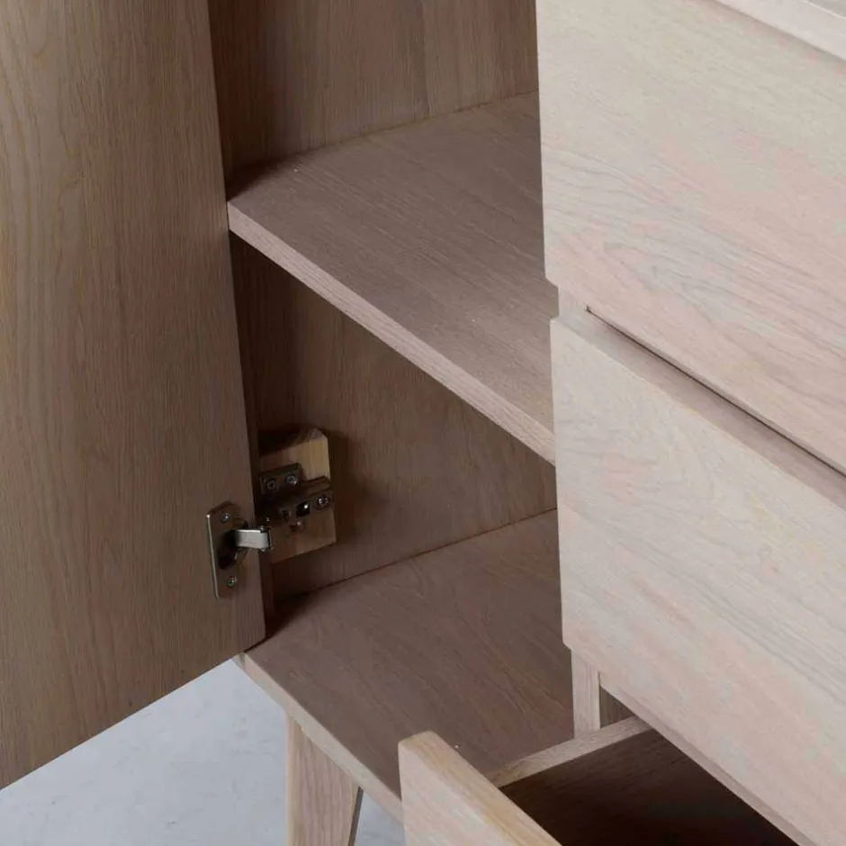 Wohnen 152 cm breites Sideboard in White Wash - Navassa