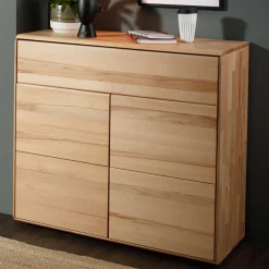 100 cm breites Vertiko aus Kernbuche massiv - Namgon^Wohnen Sale