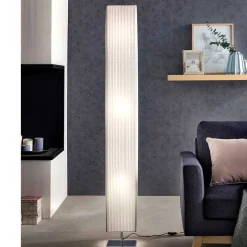 160 cm hohe Stehleuchte in eckigem Design - Calivias^Wohnen Discount