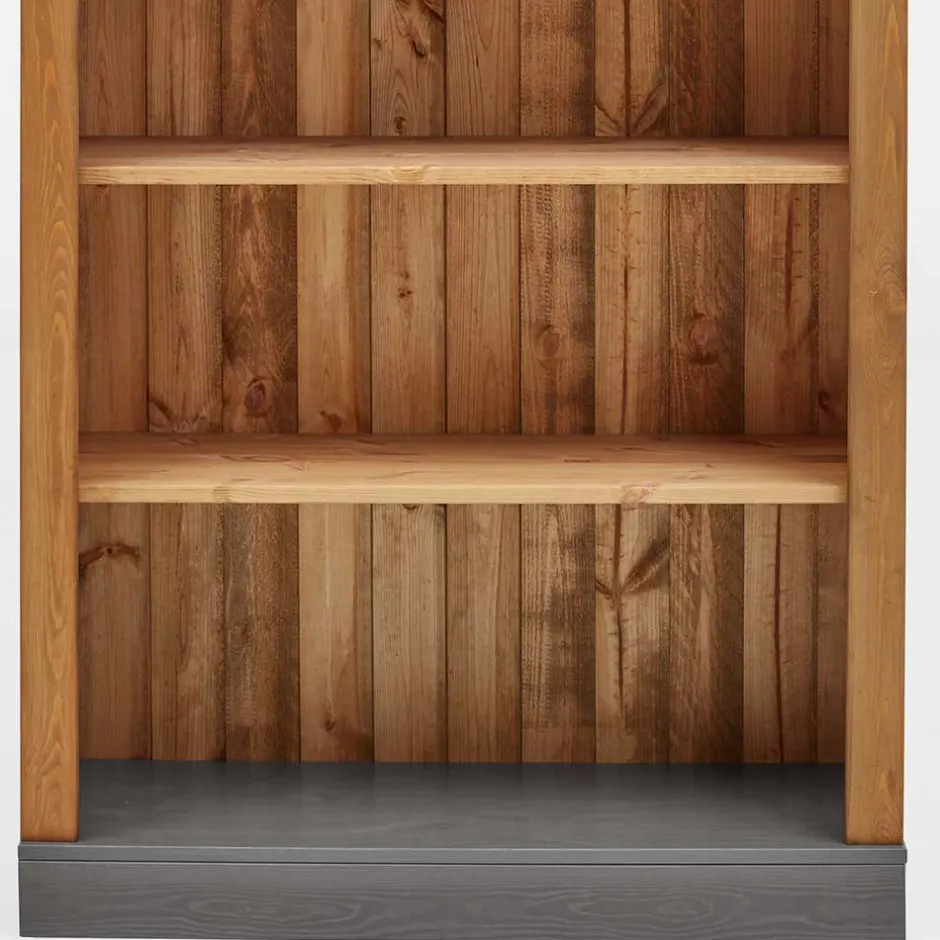 202 cm hohes Landhaus Bücherregal zweifarbig - Eshelas^Wohnen Sale