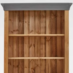 202 cm hohes Landhaus Bücherregal zweifarbig - Eshelas^Wohnen Sale