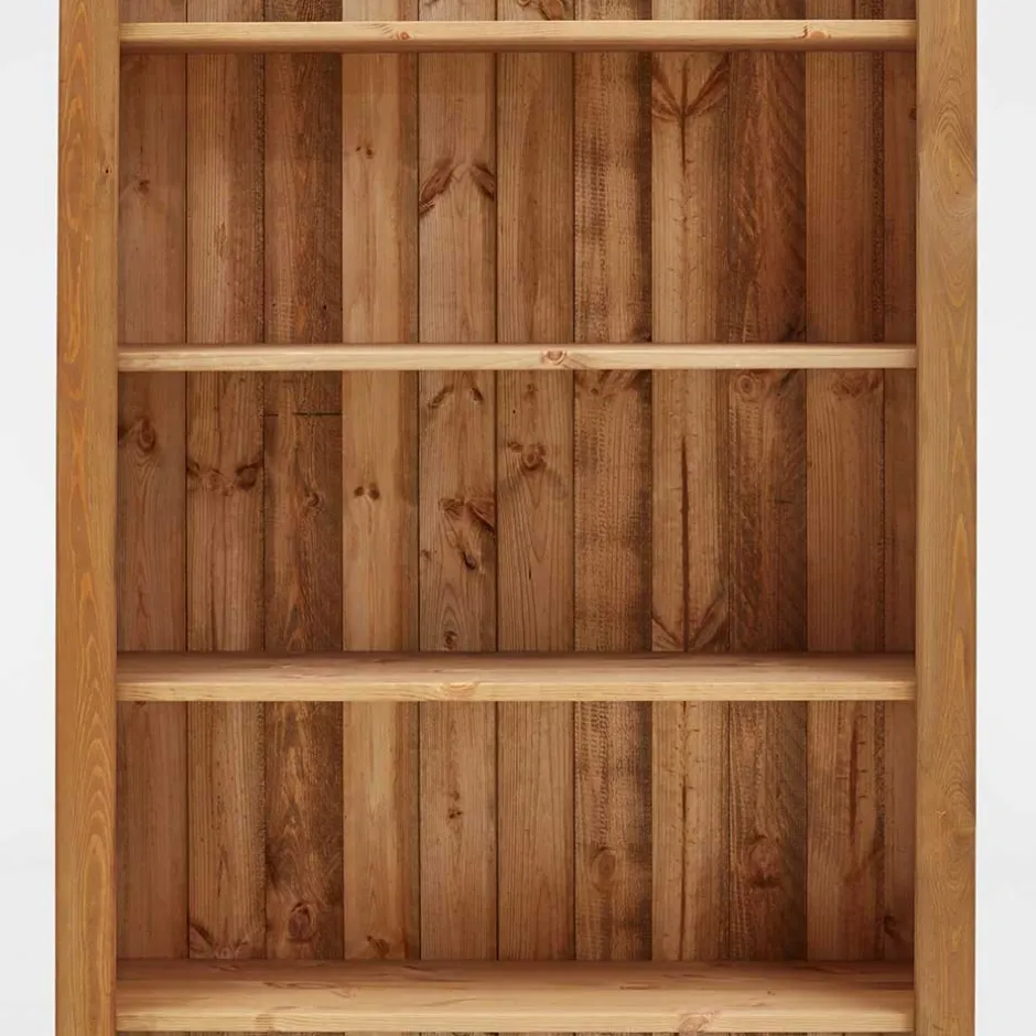 202 cm hohes Landhaus Bücherregal zweifarbig - Eshelas^Wohnen Sale