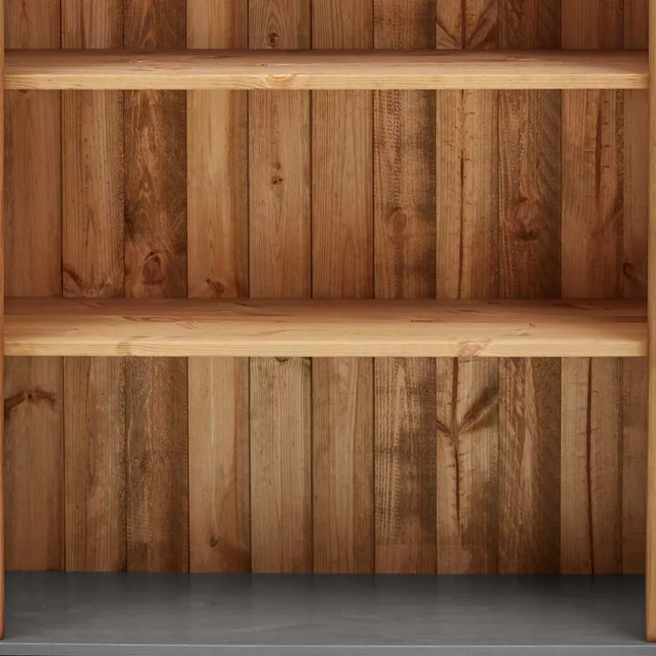 202 cm hohes Landhaus Bücherregal zweifarbig - Eshelas^Wohnen Sale