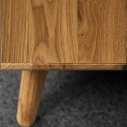 220 cm langes TV Lowboard in Wildeiche mit Weiß - Diesta I^Wohnen Online