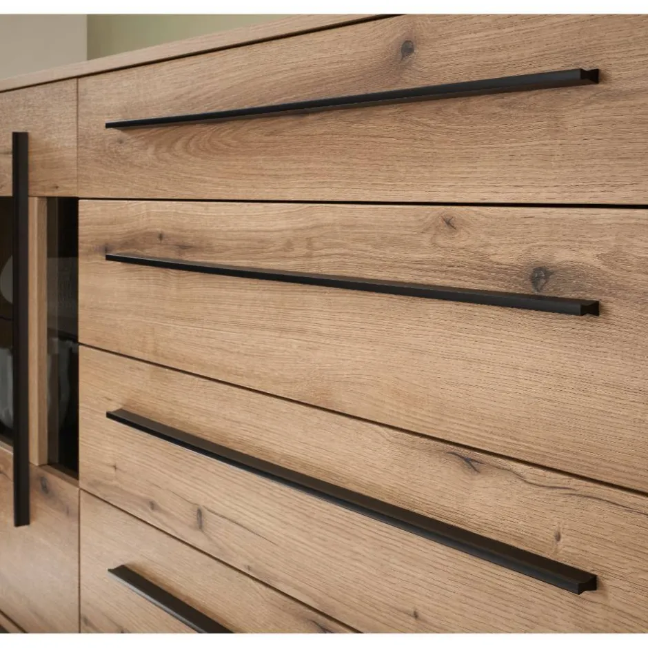 200 cm Sideboard mit Glaseinsätzen - Brocus^Wohnen Online