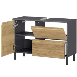 80 cm Waschbeckenschrank in Wildeiche NB - Vignus^Wohnen Sale