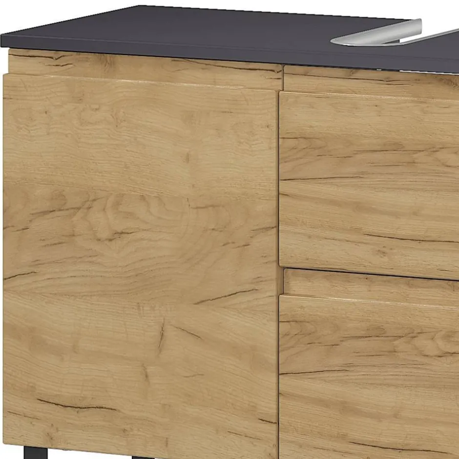80 cm Waschbeckenschrank in Wildeiche NB - Vignus^Wohnen Sale