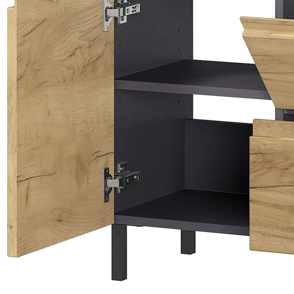 80 cm Waschbeckenschrank in Wildeiche NB - Vignus^Wohnen Sale