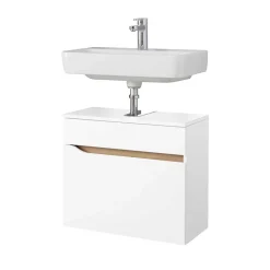 60 cm Waschtischkonsole mit Schublade - Zenata^Wohnen