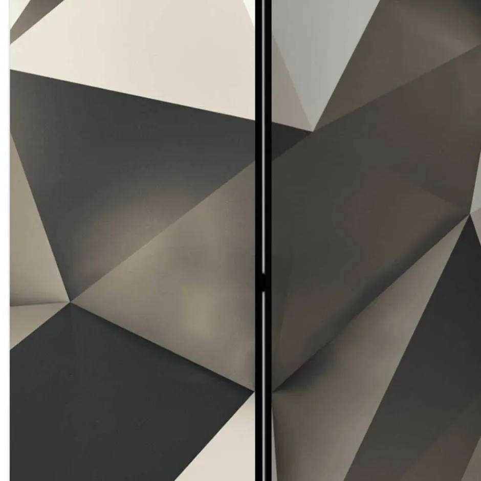 5 Elemente Paravent in Grau & Silber - Menu^Wohnen Hot