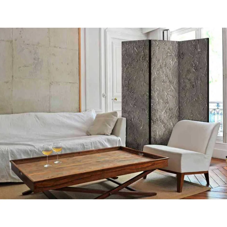 3 Elemente Paravent klappbar - Adrionata^Wohnen Discount