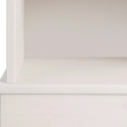 5 Fächer Regal in Weiß und Kiefer Honig - Zentra^Wohnen Outlet