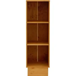 Wohnen 3 Fächer Standregal aus Kiefernholz - Fausanda