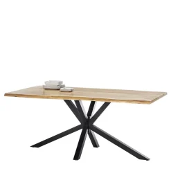 Wohnen 3 Größen Esszimmer Tisch mit Baumkante Akazie - Fornax