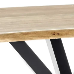 Wohnen 3 Größen Esszimmer Tisch mit Baumkante Akazie - Fornax