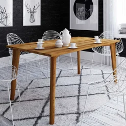 Wohnen 12 Größen Wildeiche Esstisch geölt - Eavy