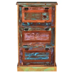 Wohnen 3 Klappen Schuhkommode im Shabby Chic - Jamaica