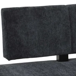 Wohnen 3 Personen Eckbank in Anthrazit - Pricenta