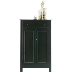 Abschließbare Vertiko Kommode in Schwarz - Wins^Wohnen