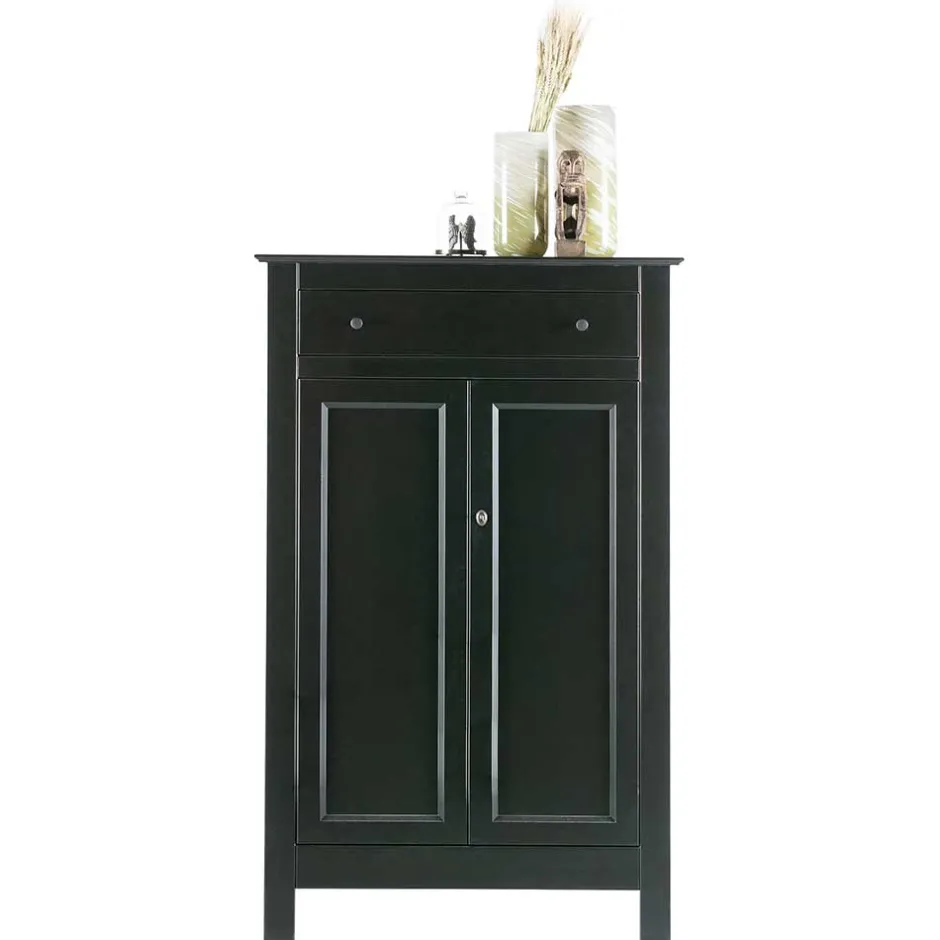 Abschließbare Vertiko Kommode in Schwarz - Wins^Wohnen