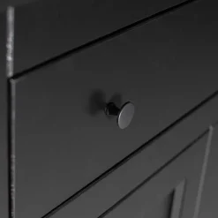 Abschließbare Vertiko Kommode in Schwarz - Wins^Wohnen