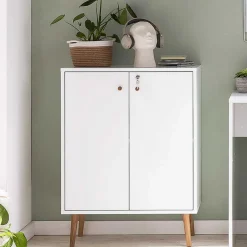 Wohnen Abschließbarer Aktenschrank im Skandi Design - Niuna