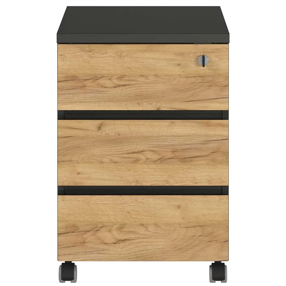 Abschließbarer Rollcontainer 41x60x50 cm - Contrage^Wohnen Discount