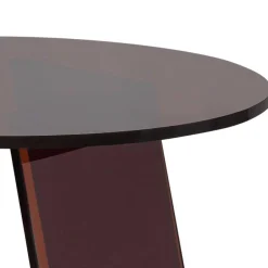 Wohnen Acryl Beistelltisch in Braun - Lou