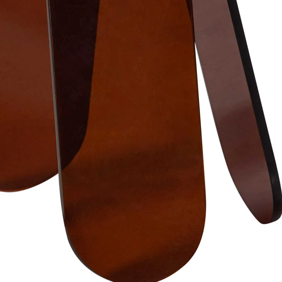 Wohnen Acryl Beistelltisch in Braun - Lou