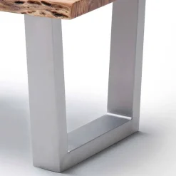 Akazie Sofatisch mit gewachsener Kante - Thoros^Wohnen Outlet