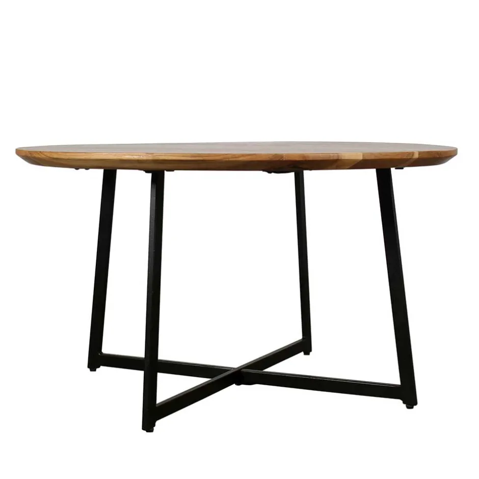 Wohnen Akazie Sofatisch mit Schweizer Kante - Limona