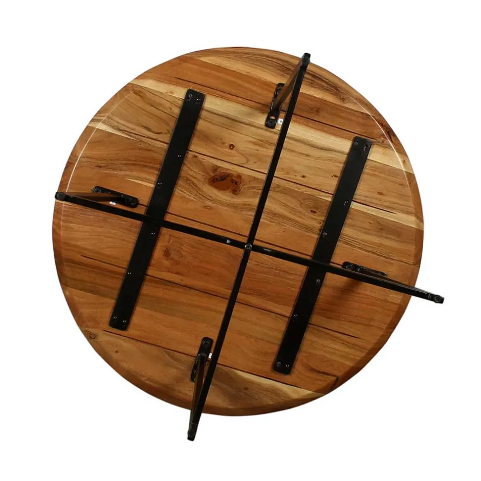 Wohnen Akazie Sofatisch mit Schweizer Kante - Limona