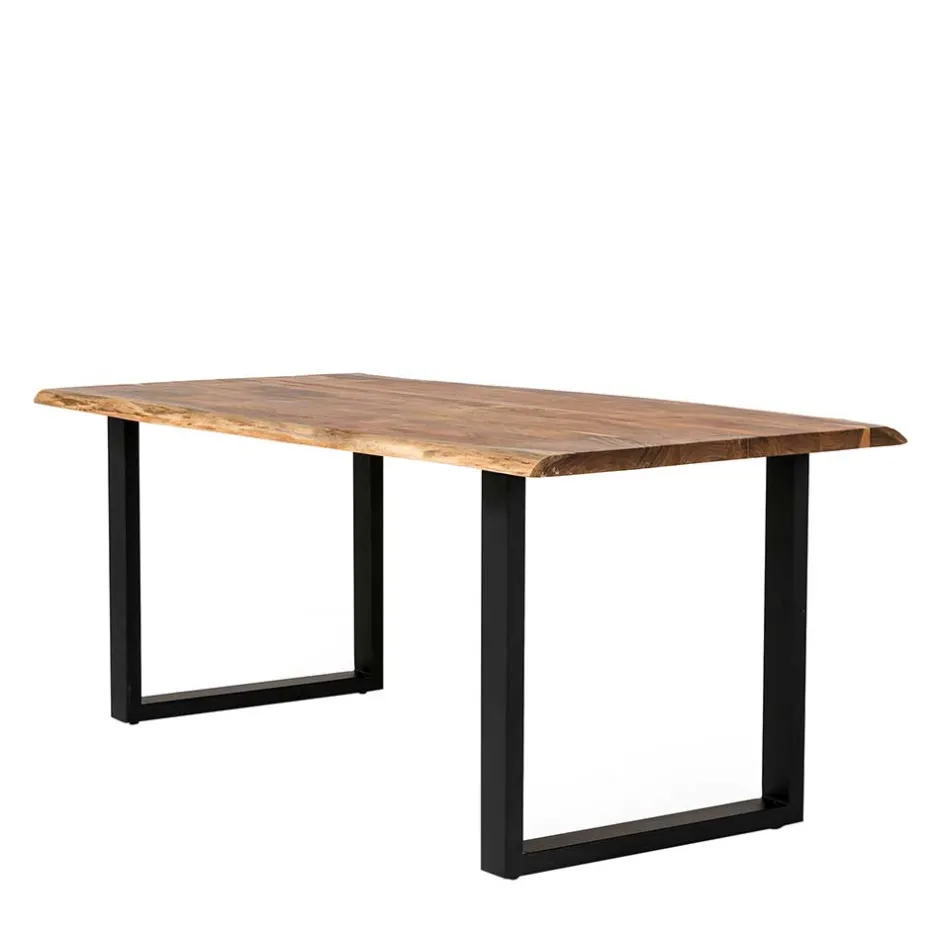 Akazien Esstisch mit Baumkanten - Rai^Wohnen Best
