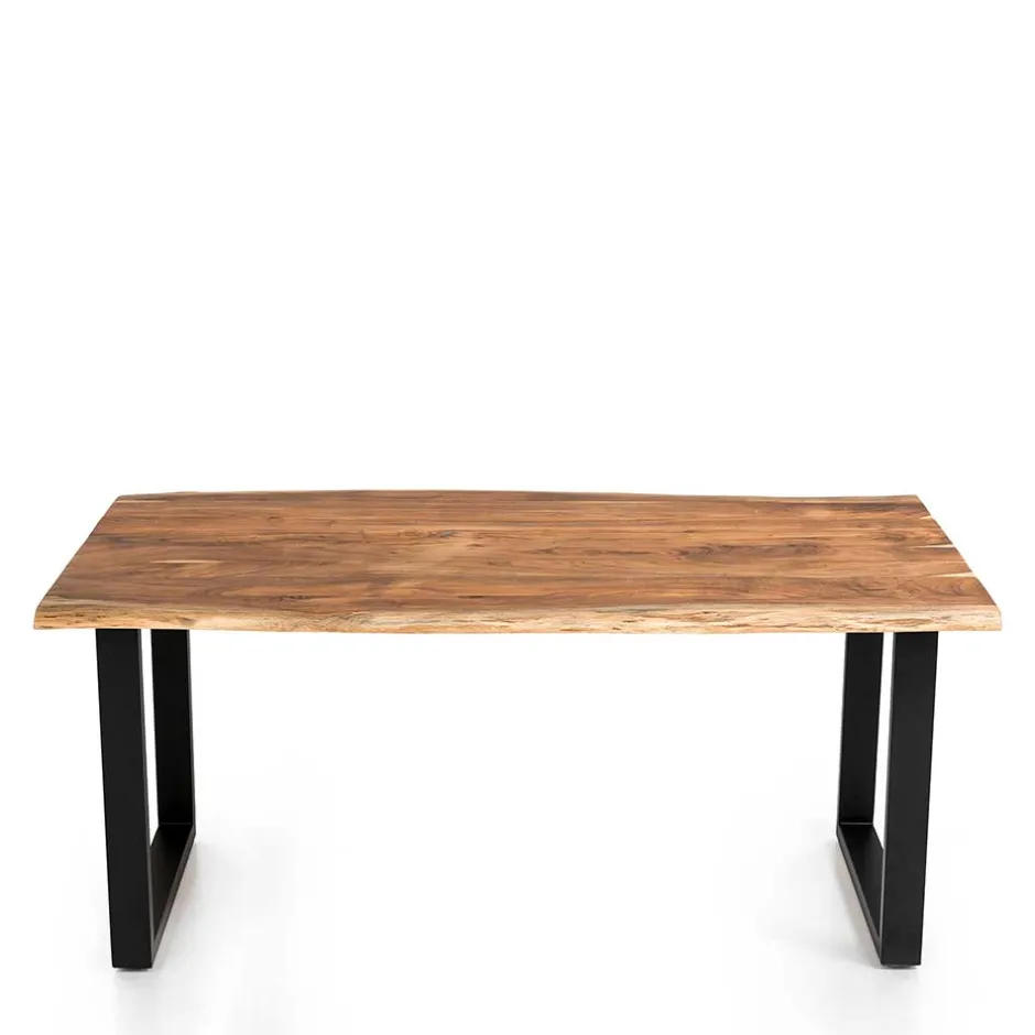 Akazien Esstisch mit Baumkanten - Rai^Wohnen Best