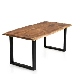 Akazien Esstisch mit Baumkanten - Rai^Wohnen Best