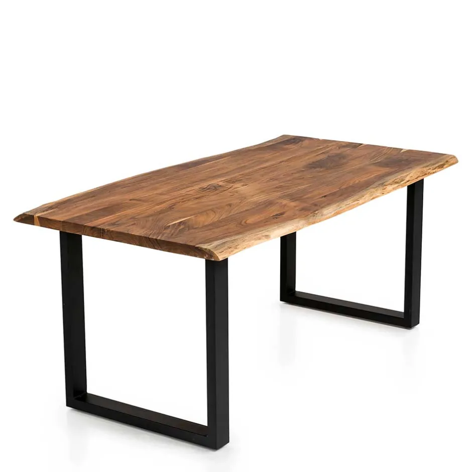 Akazien Esstisch mit Baumkanten - Rai^Wohnen Best