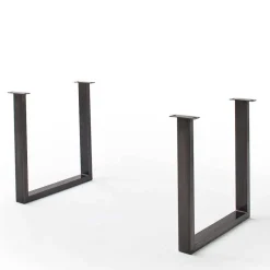 Wohnen Akazienholz Küchentisch in Grau Baumkante - Tobago