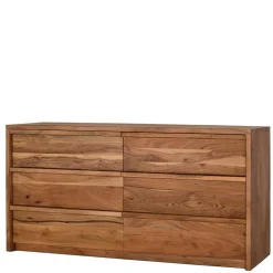 Akazienholz Sideboard mit sechs Schubladen - Vomano^Wohnen Clearance