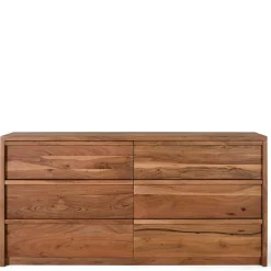 Akazienholz Sideboard mit sechs Schubladen - Vomano^Wohnen Clearance