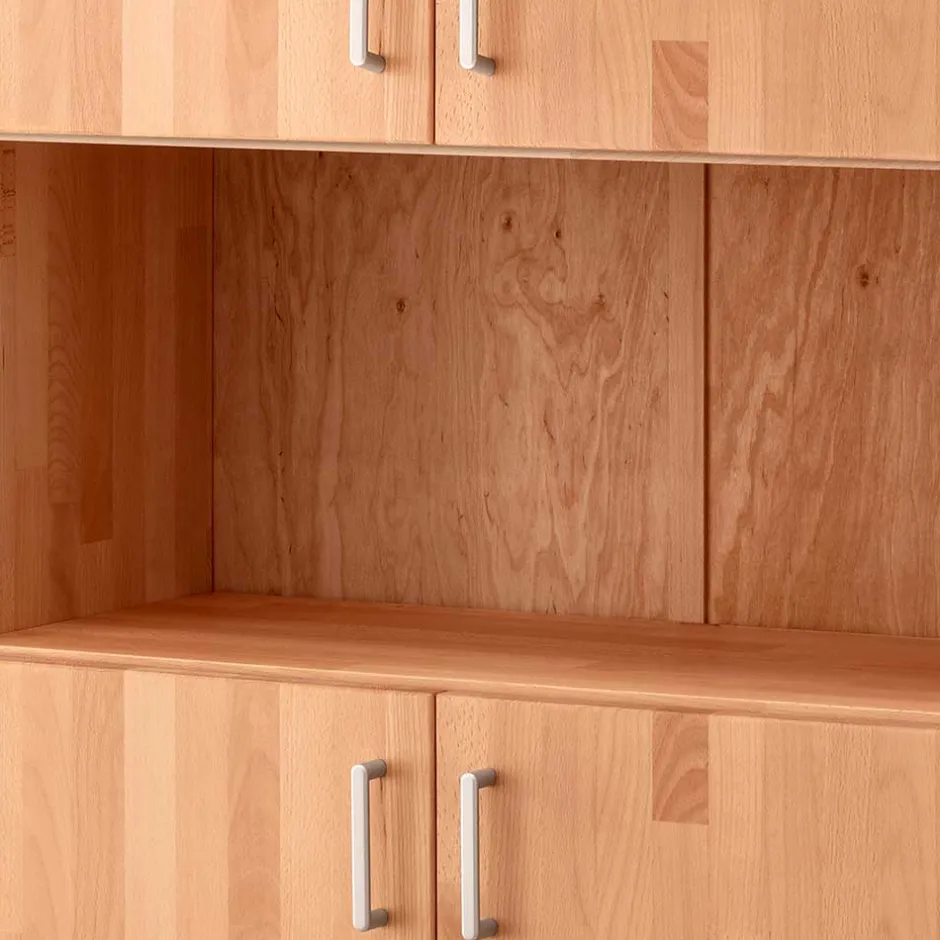 Wohnen Aktenordnerschrank mit Fach und vier Türen - Bash