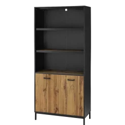 Wohnen Aktenregal in Wildeiche Optik - Gunnar