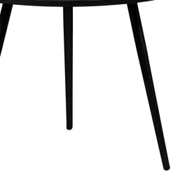 Wohnen Altholz Beistelltisch aus Teak in Schwarz - Gagg